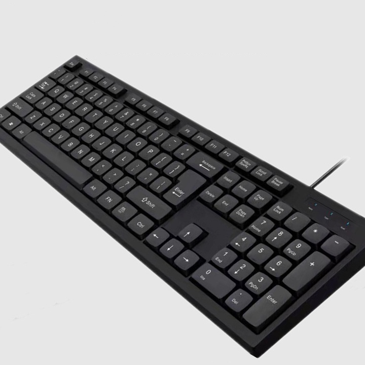 Bàn phím máy tính KM2000 - Bàn phím văn phòng tặng kèm chuột cao cấp