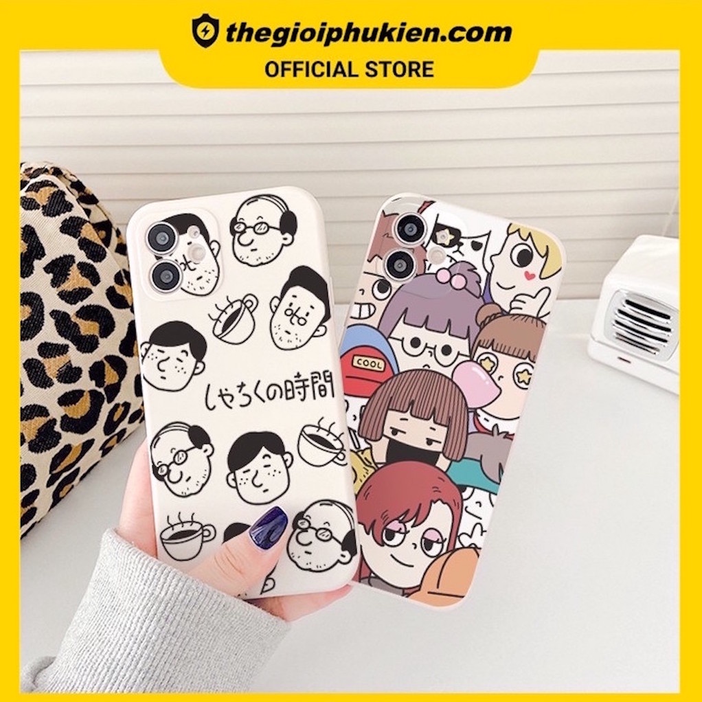 Ốp lưng iphone - Ốp cạnh vuông Person cho ip 6/6plus/6s/6splus/7/7plus/8/8plus/x/xr/xs/11/12/pro/max/mini - e38