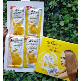 Combo 10 gói dầu gội & dầu xả Enchanteur hương nước hoa