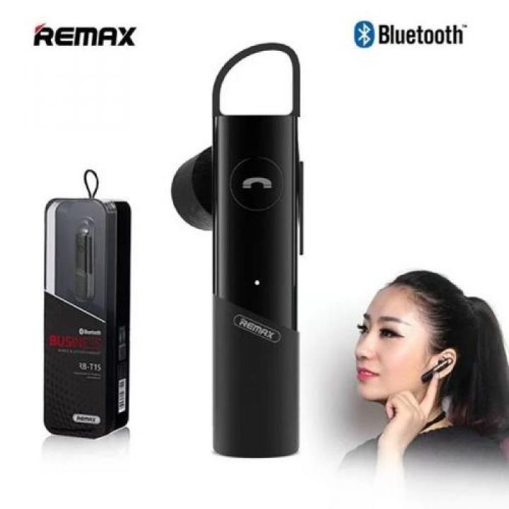 Tai nghe bluetooth Remax T15 sang trọng pin trâu - hàng chính hãng