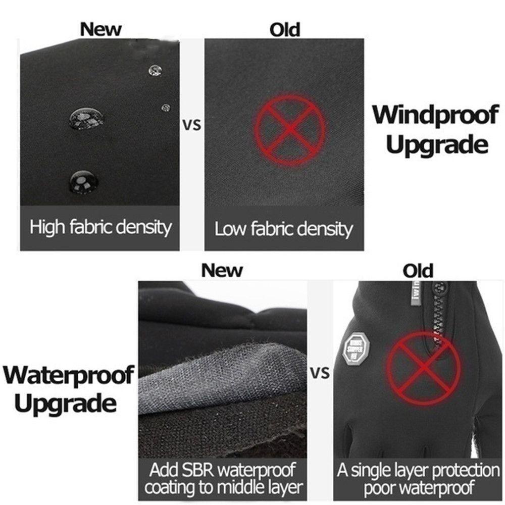 Găng Tay Giữ Ấm Chống Gió Có Thể Chạm Màn Hình Cảm Ứng