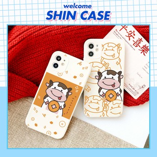 Ốp lưng iphone Bò đồng tiền cạnh vuông 6/6plus/6s/6splus/7/7plus/8/8plus/x/xs/11/12/13/14/pro/max/promax/plus/shin/case