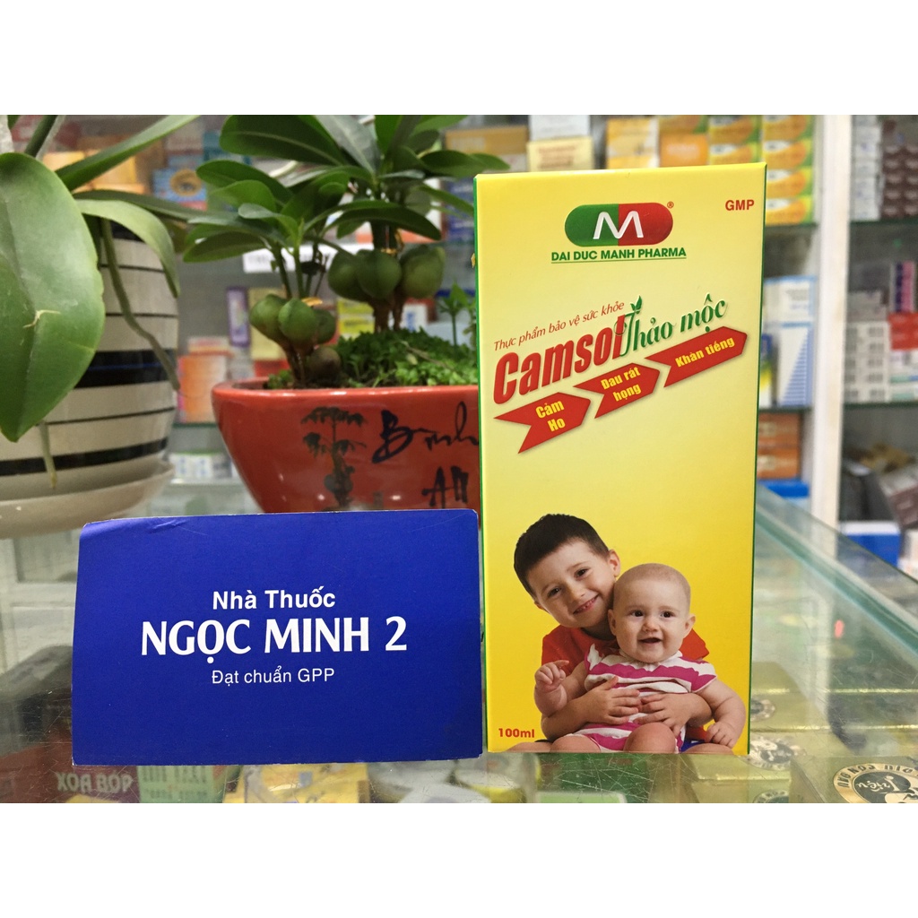 ✅  Camsol Thảo Mộc giảm cảm ho, đau rát họng, khàn tiếng
