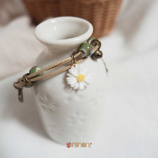 Vòng gốm hoa cúc (chọn size sát cổ tay )