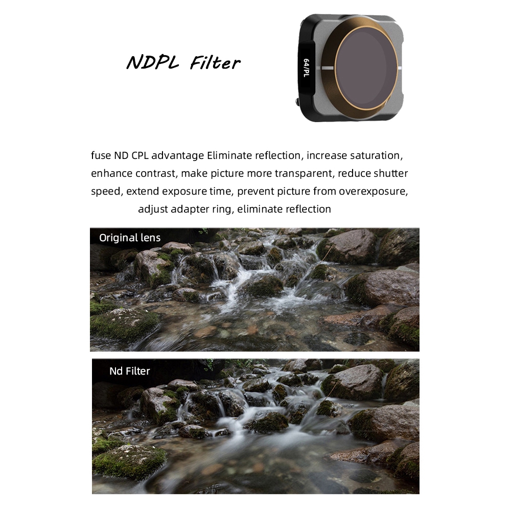 Bộ Lọc Ống Kính Cpl ND8PL ND16PL ND32PL ND64PL ND4-800 Nd2 Cho DJI Mavic Air2