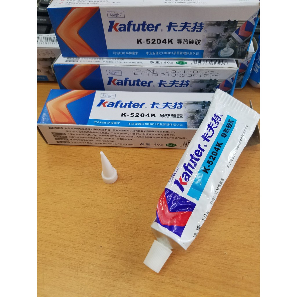 Keo tản nhiệt Kafuter K-5204K tốc độ  khô nhanh hơn,gắn kết bền bỉ hơn