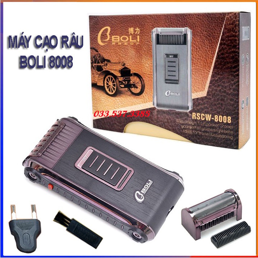 Máy cạo râu mini, đồ cạo râu 8008 nhỏ gọn dễ sử dụng công suất 3W