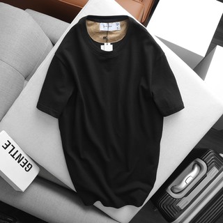 Áo thun Tshirt phối da lộn- T018