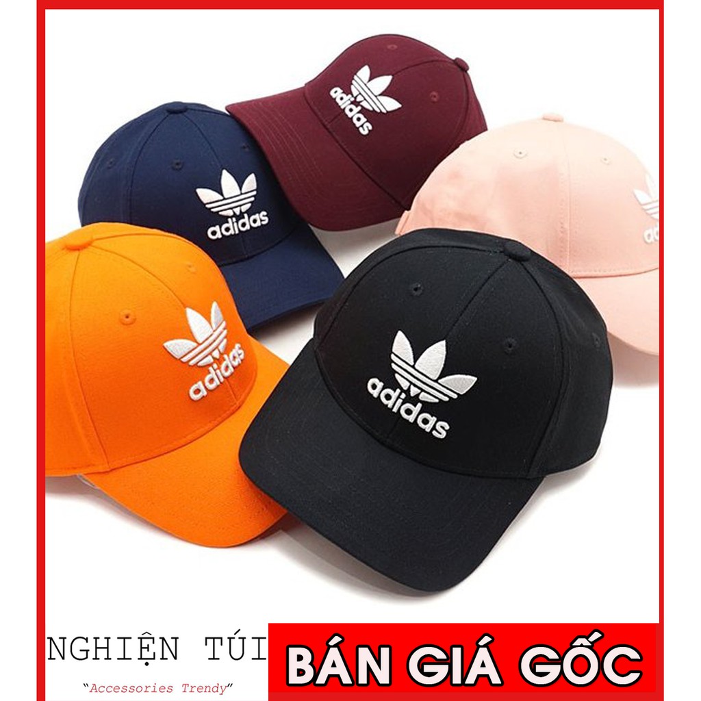 💥 [NGHIỆN TÚI GIÁ GỐC + VIDEO THẬT] Nón / Mũ Adidas Trefoil Baseball Cap - White FJ2544 / CAM KẾT HÀNG XUẤT DƯ XỊN 100%