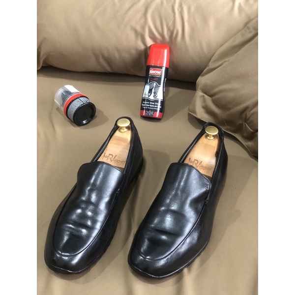 [Giày 2hand] [Size 42,5-43] [TonaShoe] Giày Lười Đế Chống Trơn Trượt Thương Hiệu Ý Bên Trong Có Lớp Nhung Mịn