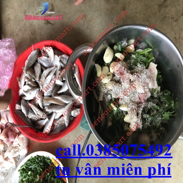 Máy xay thịt làm nem cuốn ngày tết siêu nhanh