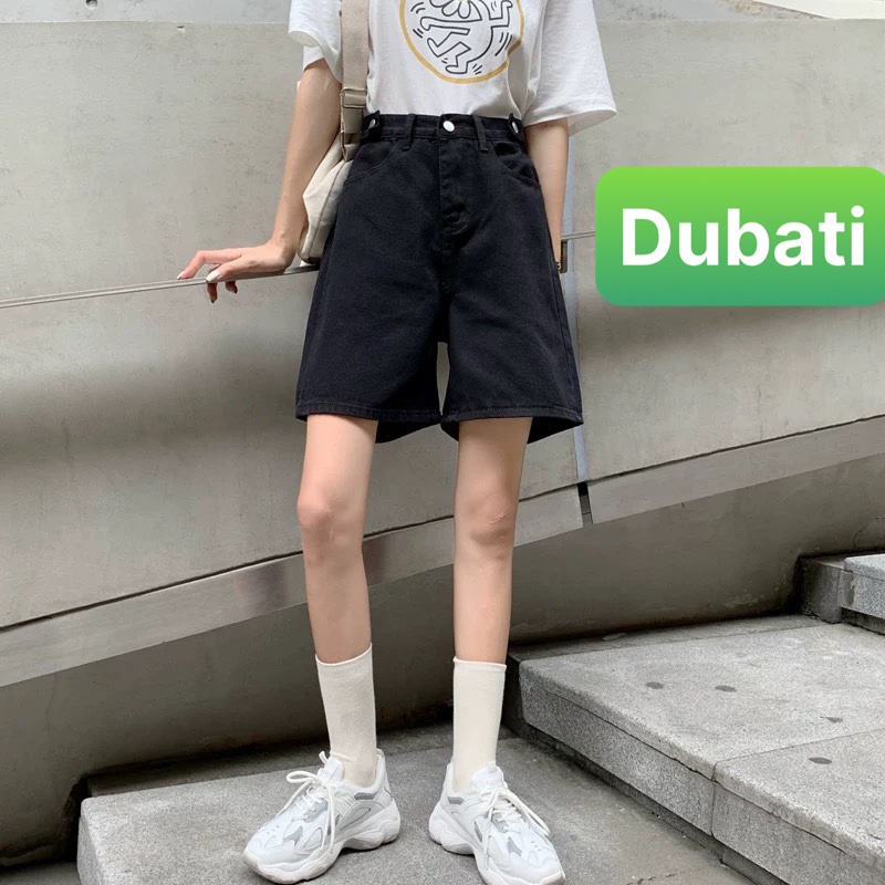 QUẦN SHORT SỌT JEAN LỬNG KIỂU NGỐ NỮ ỐNG SUÔNG RỘNG LƯNG CAO NÂNG MÔNG HÀN QUỐC SÀNH ĐIỆU VIP - DUBATI FASHION