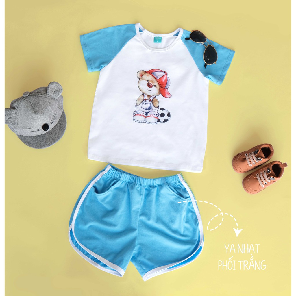 Đồ Bộ Bé Trai 8-17 kg Vải 100% COTTON - MEEJENA - 785