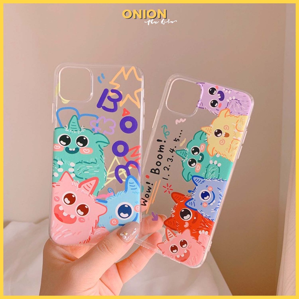Ốp Onion quái vật dễ thương ip 7 8 7 Plus 8 Plus X Xs Xr XsMax ip 11 11 Pro 11 Promax
