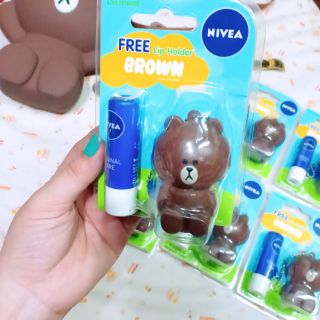 Son dưỡng môi NIVEA gấu nâu Thái Lan