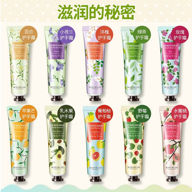 Kem Dưỡng Da Tay Chiết Xuất Thực Vật Tự Nhiên Giữ Ẩm Lâu Trôi Chống Khô Maycreate
