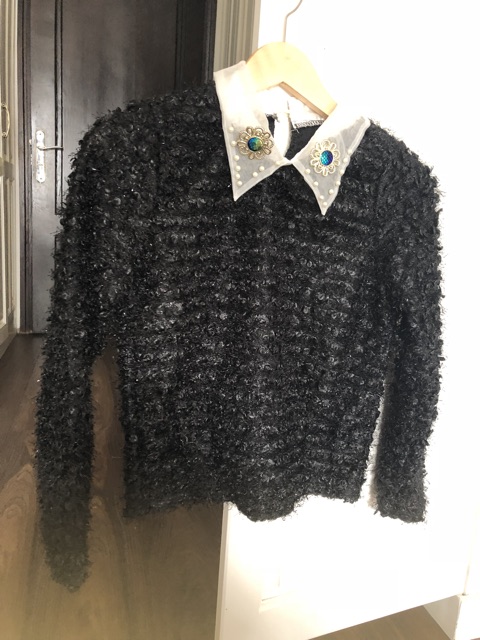 Áo lông đính đá