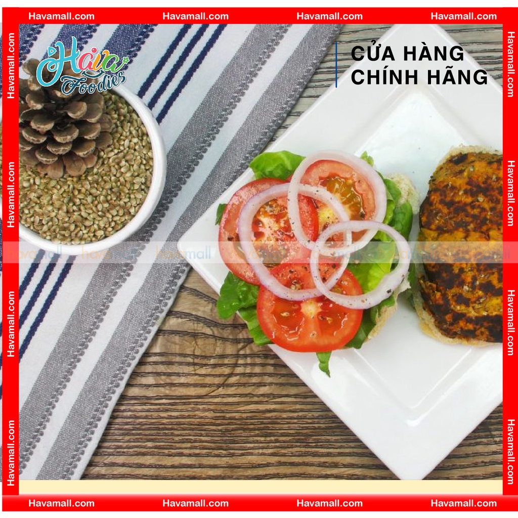 CHƯA TÁCH VỎ - Hạt Gai Dầu Havafood Hộp Nhựa 120gr