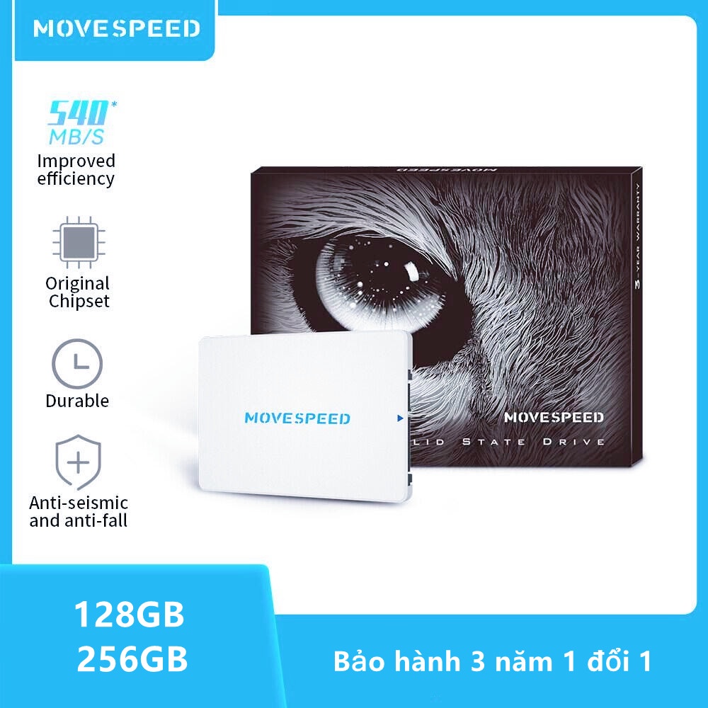 Ổ cứng ssd MOVE SPEED SATA III 128GB/240GB bảo hành 3 năm, ổ ssd 240gb lỗi 1 đổi 1 trong vòng 7 ngày