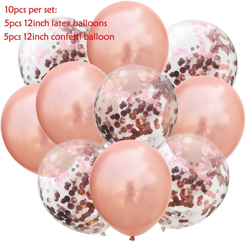Set 10 Bong Bóng 12inch Trang Trí Tiệc Cưới