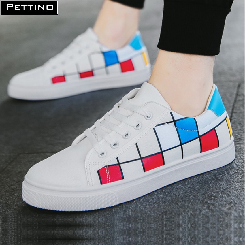 Giày Sneakers Nam Kẻ Caro PETTINO SSGV05 | BigBuy360 - bigbuy360.vn