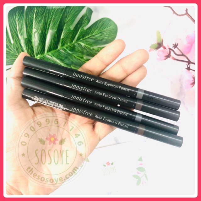 [New] Chì kẻ mày 2 đầu Innisfree Auto EyeBrow Pencil