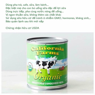 Sữa đặc hữu cơ