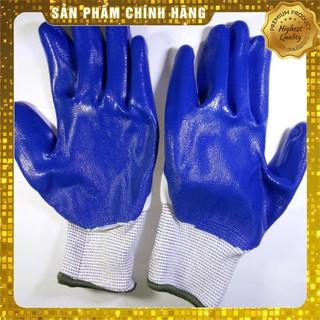 [Mã SFP-55880557 giảm 10k đơn 150k] găng tay xanh 1 bịch 12 chiếc