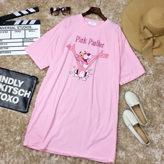 Đầm thun Pink Panther form to