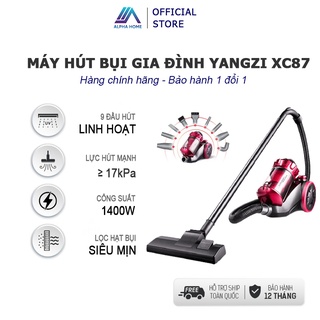 Máy hút bụi công suất lớn Yangzi XC87 chính hãng công suất 1400W tặng 9 đầu hút