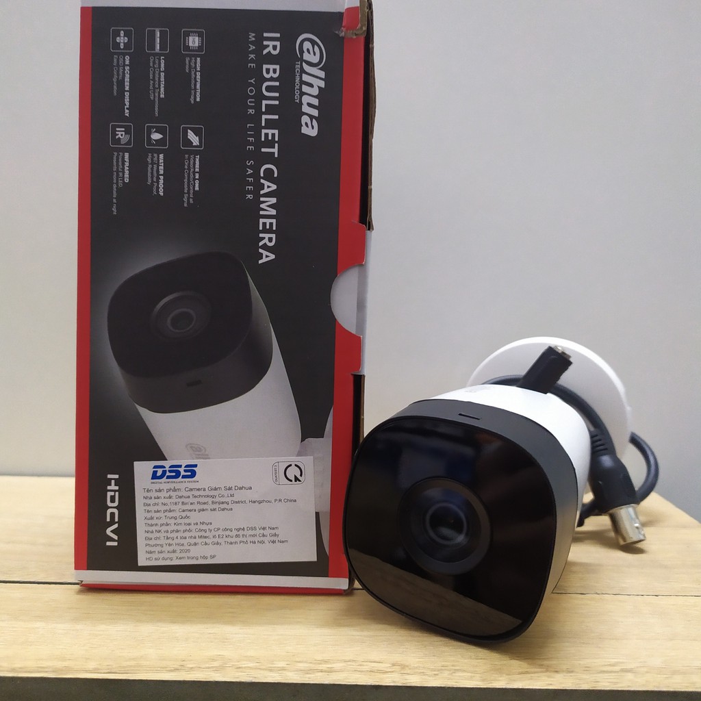 Camera giám sát DAHUA HAC-B1A21P ⚡𝑭𝑹𝑬𝑬 𝑺𝑯𝑰𝑷 ⚡ Full HD, Chống nước, Chống ngược sáng, Hồng ngoại xa - BH 24 Tháng | BigBuy360 - bigbuy360.vn
