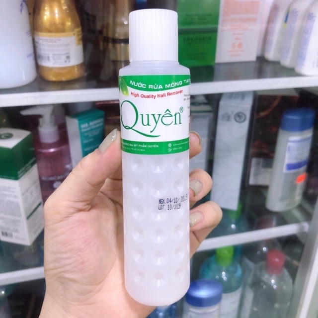 Nước rửa móng tay Quyên 125ml hàng loại 1, loại mạnh rửa nhang