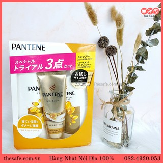 [Hàng Nhật Chuẩn] Set 3 dầu gội xả Pantene Nhật phiên bản lễ hội 450ml / 400gr