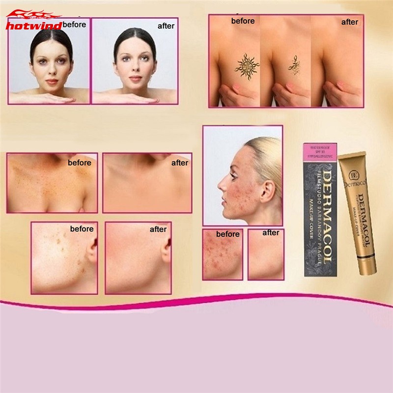 Kem Nền Dermacol Che Khuyết Điểm Chống Thấm Nước 30ML | BigBuy360 - bigbuy360.vn