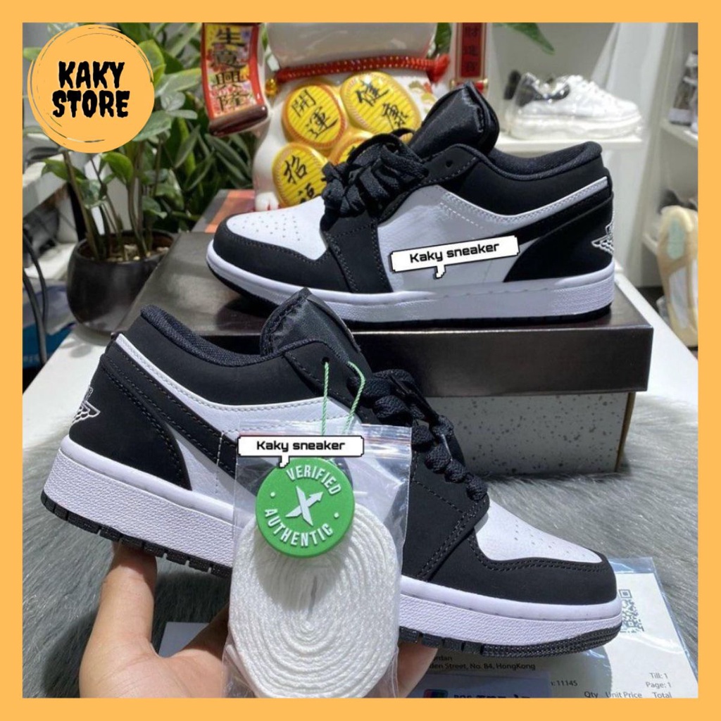 Giày Thể Thao 𝗷𝗼𝗿𝗱𝗮𝗻 Panda , Giày Sneaker JD Cổ Thấp Màu Đen Dành Cho Học Sinh Sinh Viên Đi Tập Thể Dục Tập Gym