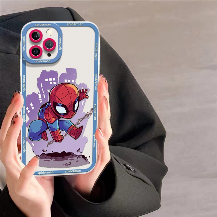 Ốp Điện Thoại Silicon TPU Mềm Trong Suốt Họa Tiết Hoạt Hình Cho IPhone 14 13 12 11 Pro X XS MAX XR Mini 6S 7 8 Plus