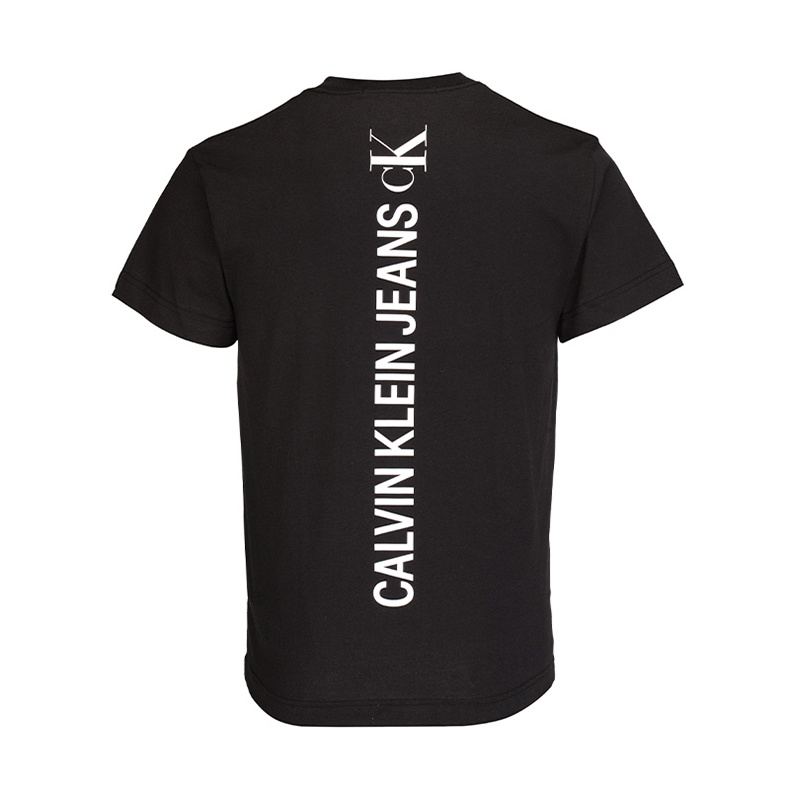 Áo Thun Ngắn Tay Cổ Tròn In Họa Tiết Calvin Klein Đơn Giản Cá Tính Cho Nam