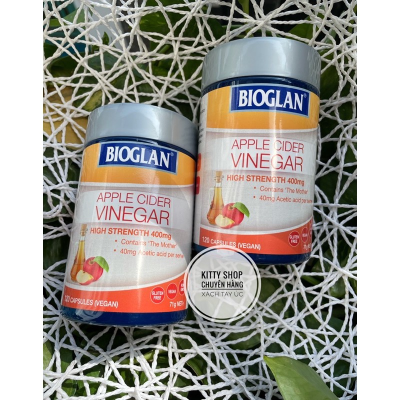 GIẤM TÁO HỮU CƠ BIOGLAN APPLE 400MG CHÍNH HÃNG ARRA