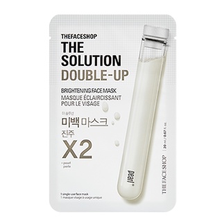 [The face shop] the Solution Double Up Mask. / the face shop ❈ ❈ (Hạn sử dụng 2027)