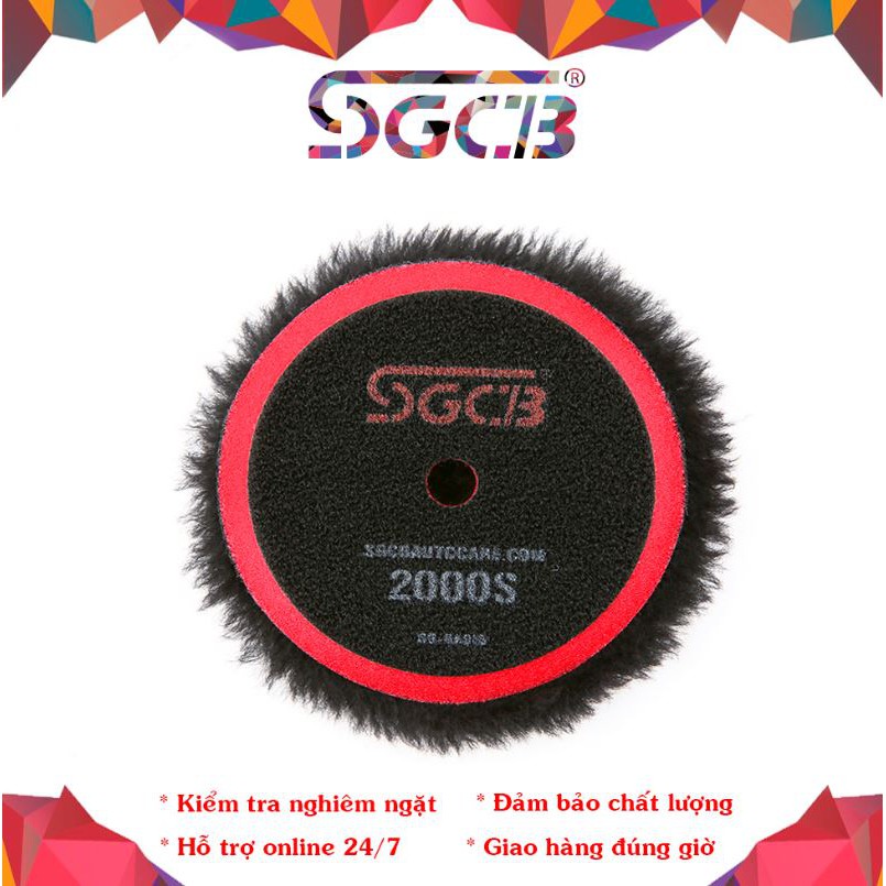 Phớt Lông Cừu Bate Lông Dài Đánh Bóng Xóa Xước Sơn Xe Ô Tô Mô Tô SGCB 2000S SGGA008 SGGA037