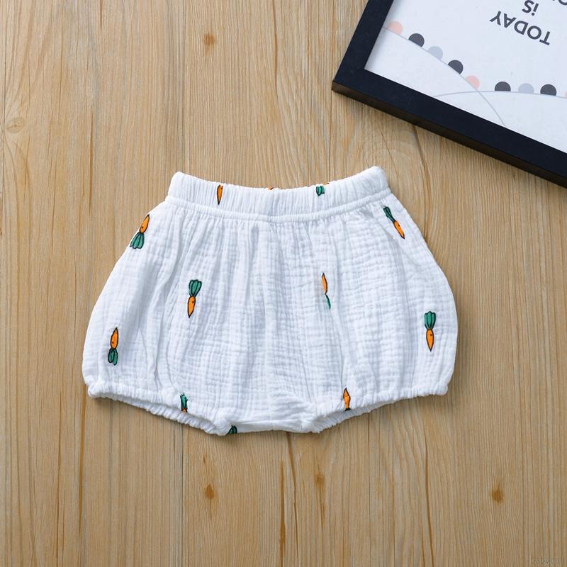 Quần Short Cotton Lưng Thun Cho Bé 0-3 Tuổi