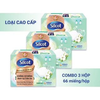 Bông Tẩy Trang Silcot Premium 66 Miếng