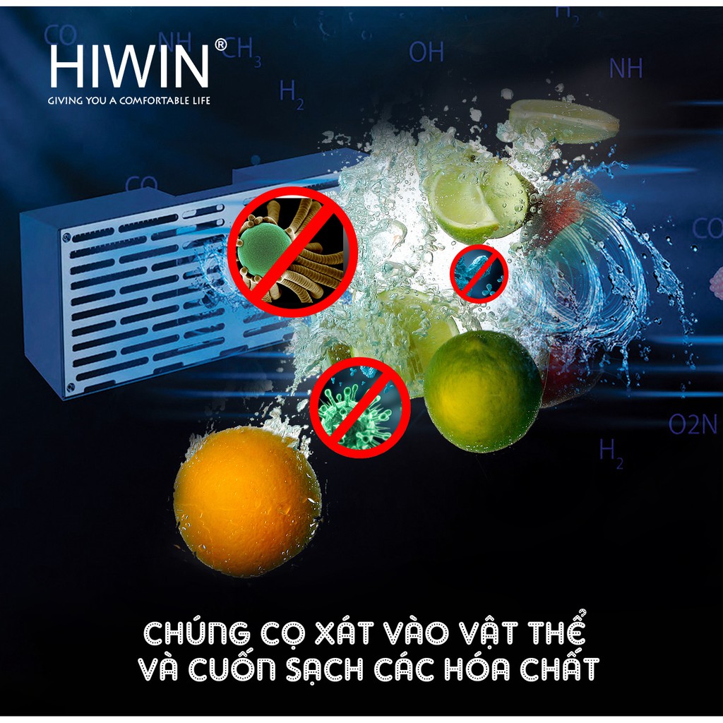 Chậu rửa bát khử khuẩn ứng dụng sóng siêu âm cao cấp Hiwin IKS-8248