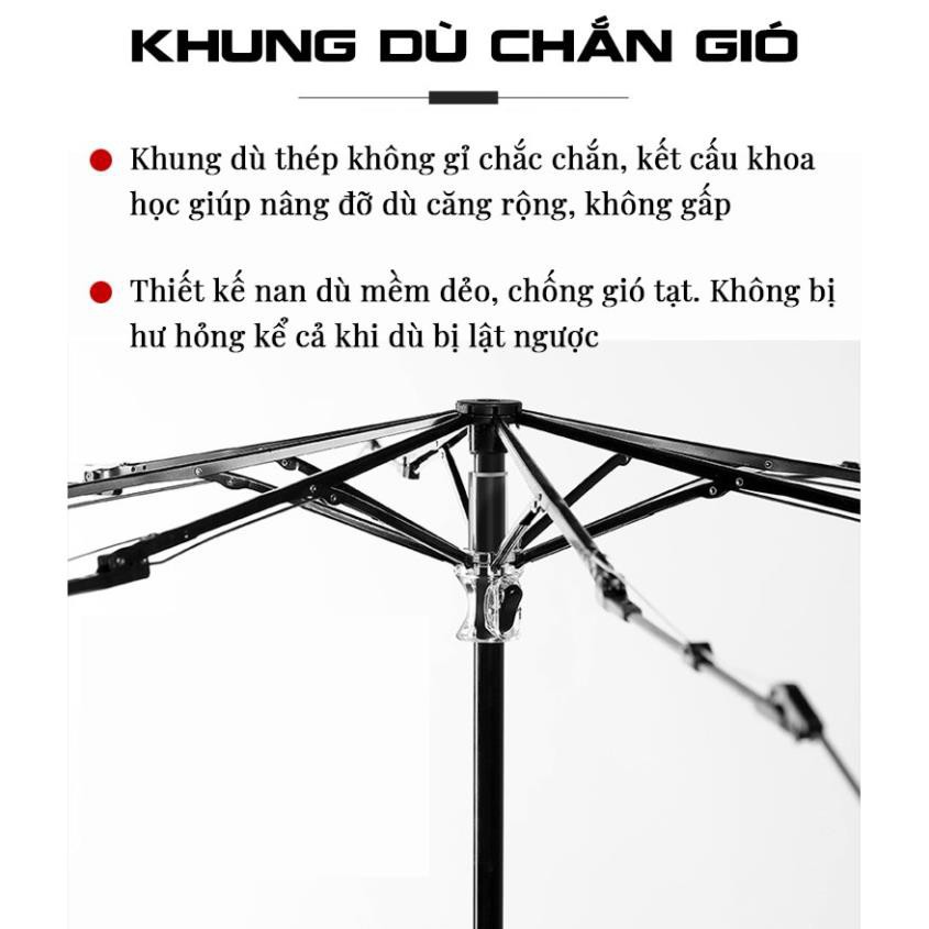 Ô Che Mưa⛱Dù Che Mưa Che Nắng Cao Cấp 8 Nan Gấp Gọn Cỡ Lớn Chống Tia UV 2 Lớp In Hoạ Tiết UV [HÀNG ĐẸP]