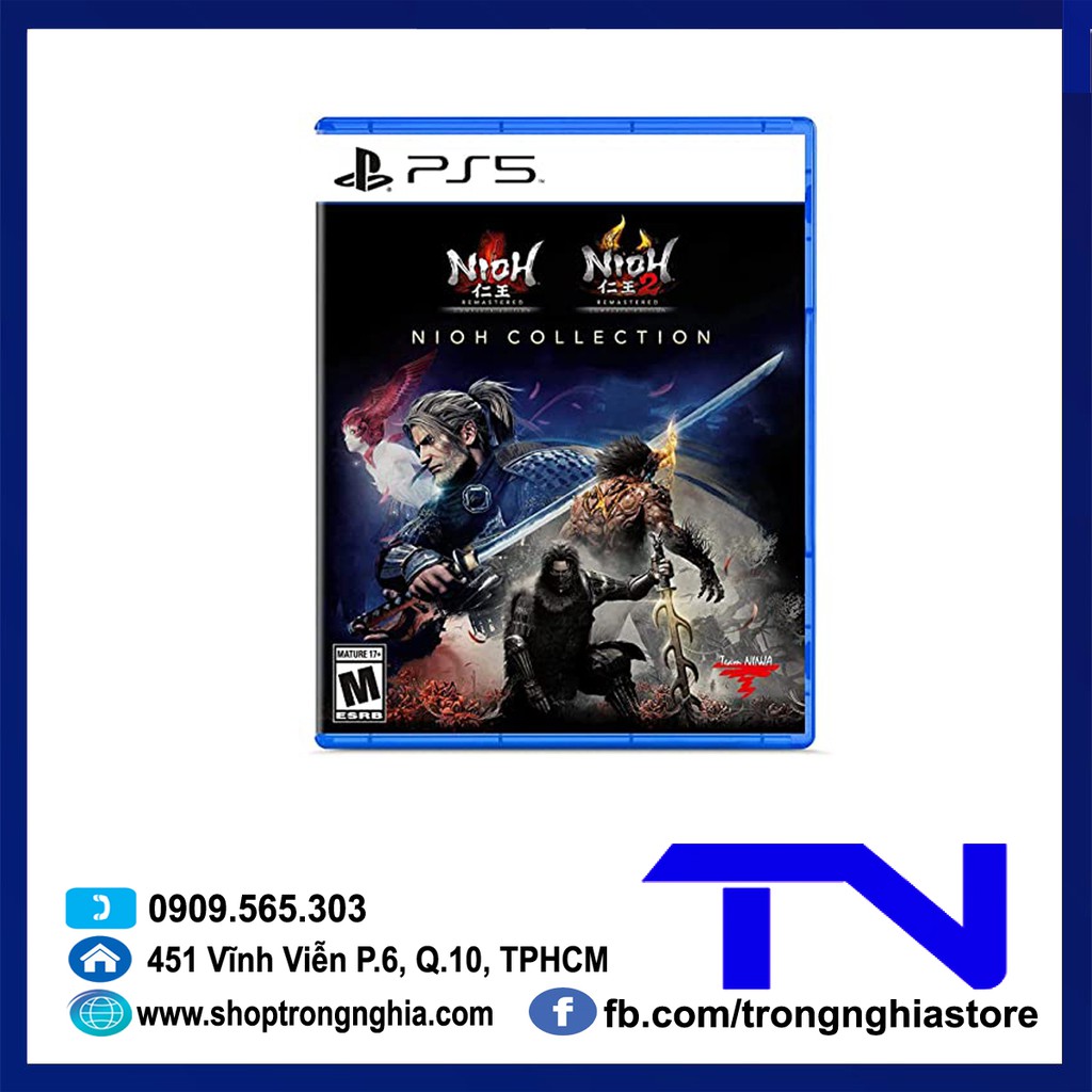 [Mã ELHAMS5 giảm 6% đơn 300K] Đĩa game PS5 Playstation - Nioh Collection hệ ASIA