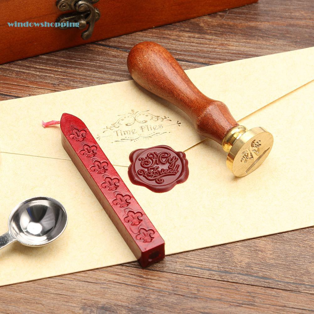windowshopping Ancient Retro Sealing Wax Stick for Wedding Invitation Craft Seal Stamp Bar