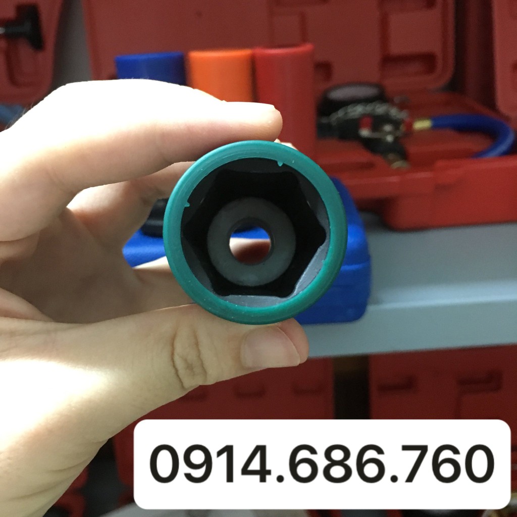 Bộ khẩu tuýp tháo, bắn lốp bọc nhựa CHỐNG XƯỚC cỡ 17mm, 19mm, 21mm và 22mm