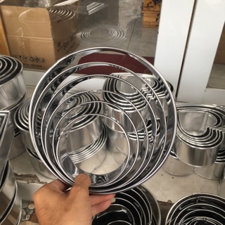 Khuôn Ring Tròn inox 12cm*6cm inox 304