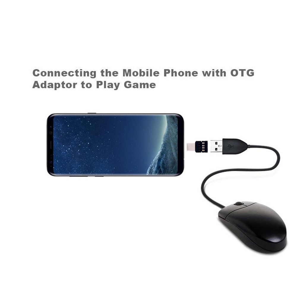 Đầu chuyển đổi Type C sang USB OTG cho đĩa USB Flash Note8/điện thoại Android