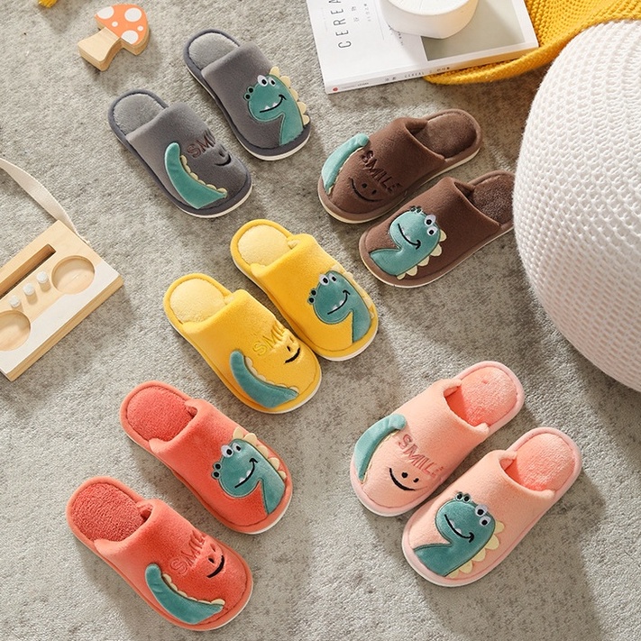 Dép Bông, Dép Lông Cho Bé Đi Trong Nhà Mùa Đông Ấm Áp A151 Warm&Cute